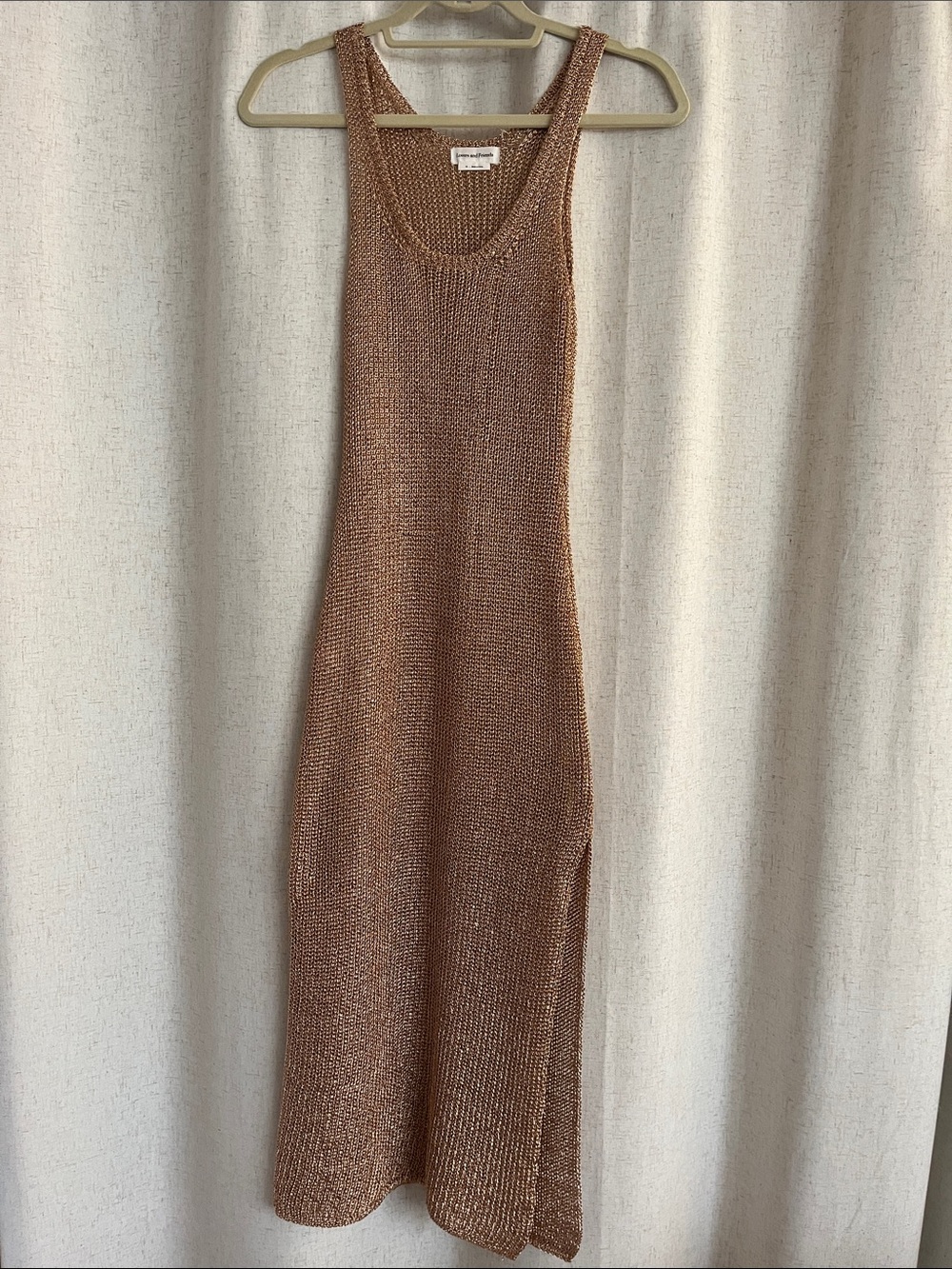 Lovers + Friends Dress Revolve Belinda Rose Gold